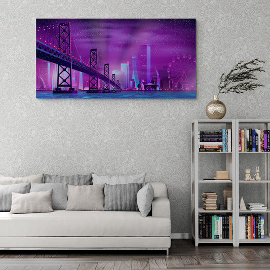 Tablou Canvas - Peisaj Urban Abstract