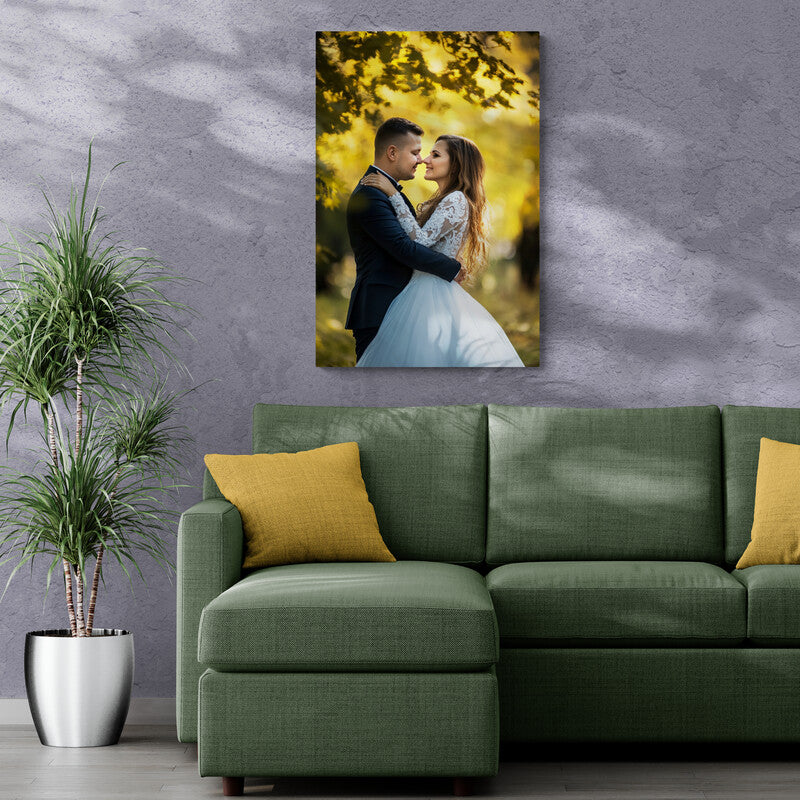 Tablou personalizat pe sticla, tip portret