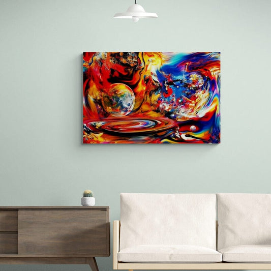 Tablou Canvas - Univers Multicolor Elegant