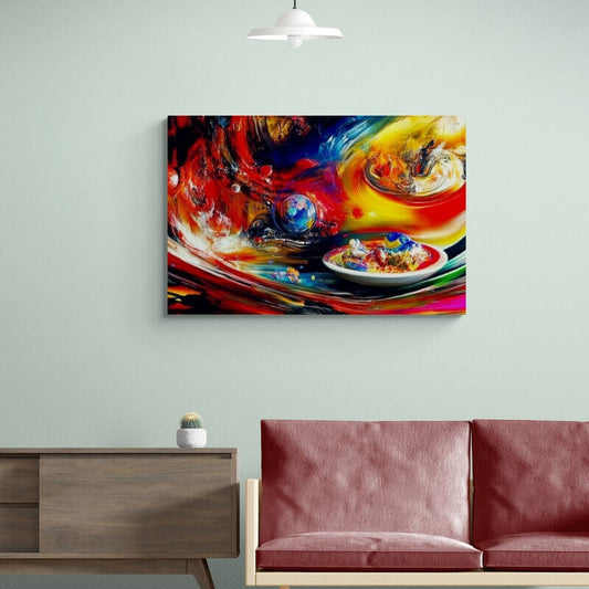 Tablou Canvas - Univers Abstract Deformat