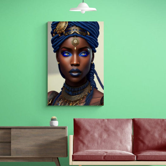 Tablou Canvas - Femeie din India