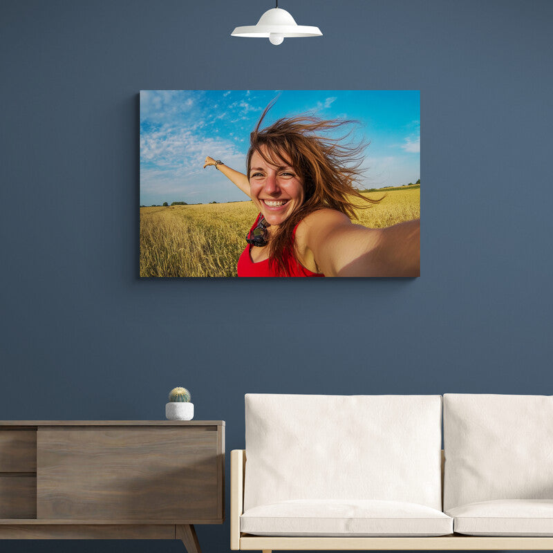 Tablou personalizat cu poza ta, tip peisaj (landscape)