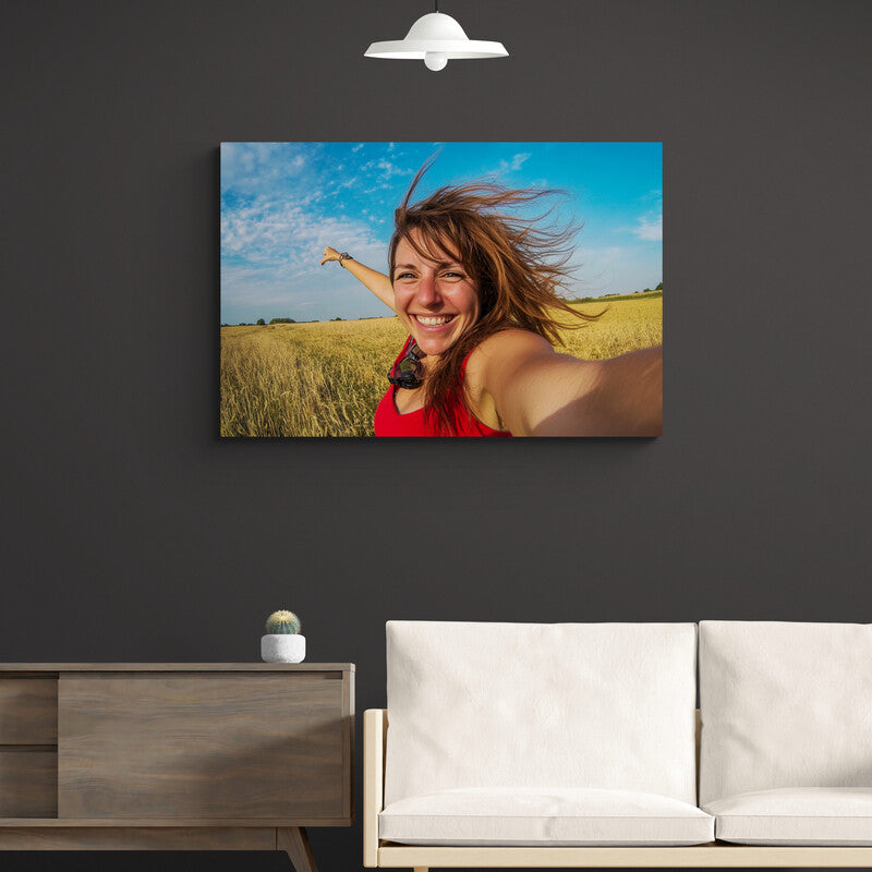 Tablou personalizat cu poza ta, tip peisaj (landscape)