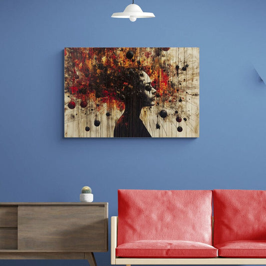 Tablou Canvas - Ganduri de Femeie