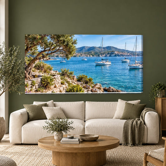 Tablou decorativ - Ancorati in golf pe perete, in camera - Zibo.ro