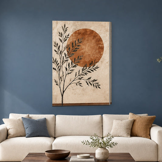Tablou decorativ - Apus linistit pe perete, in camera - Zibo.ro