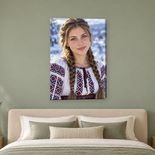 Tablou decorativ - Cosite de roscata pe perete, in camera - Zibo.ro