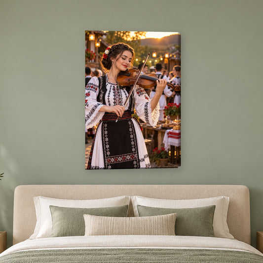 Tablou decorativ - Dans in doi pe perete, in camera - Zibo.ro