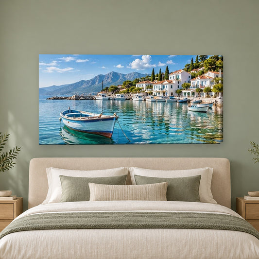 Tablou decorativ - Golf cu barci pe perete, in camera - Zibo.ro