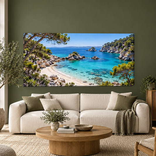 Tablou decorativ - Golful linistit pe perete, in camera - Zibo.ro