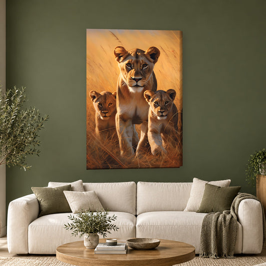 Tablou decorativ - Mama si Puii ei pe perete, in camera - Zibo.ro