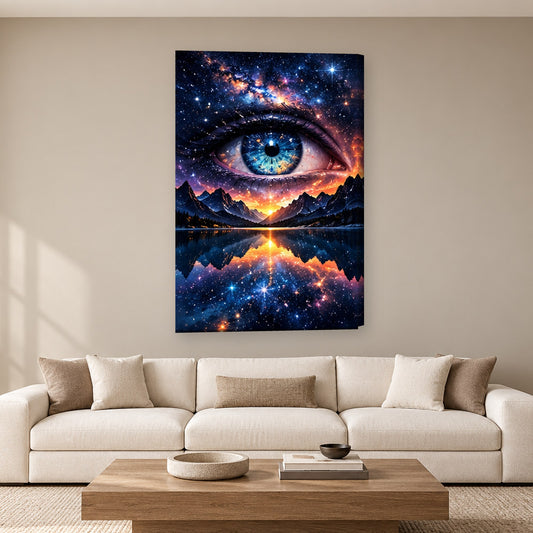 Tablou decorativ - Ochiul Constelatiilor pe perete, in camera - Zibo.ro