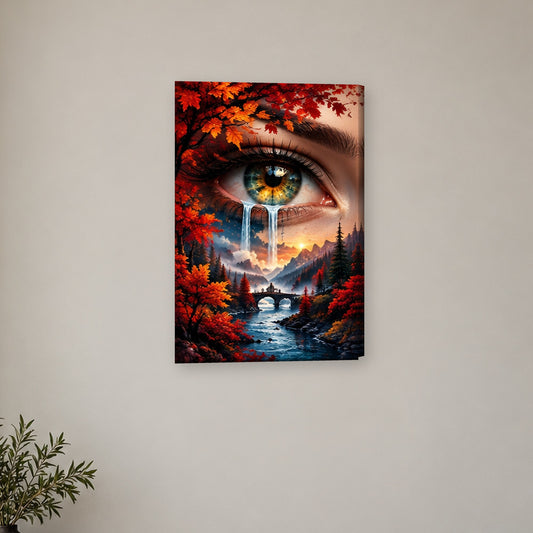 Tablou decorativ - Ochiul Toamnei pe perete, in camera - Zibo.ro