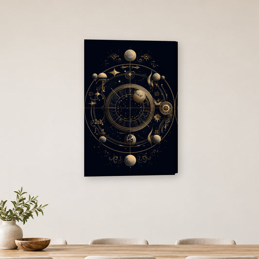 Tablou decorativ - Orbite celeste pe perete, in camera - Zibo.ro