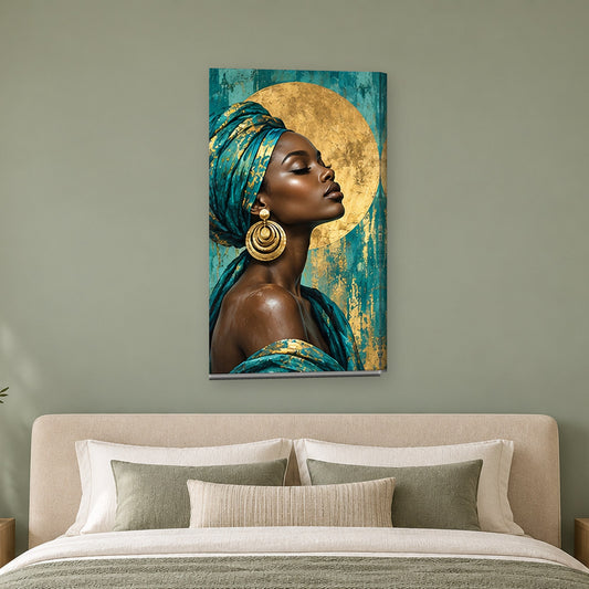 Tablou decorativ - Rasarit african pe perete, in camera - Zibo.ro
