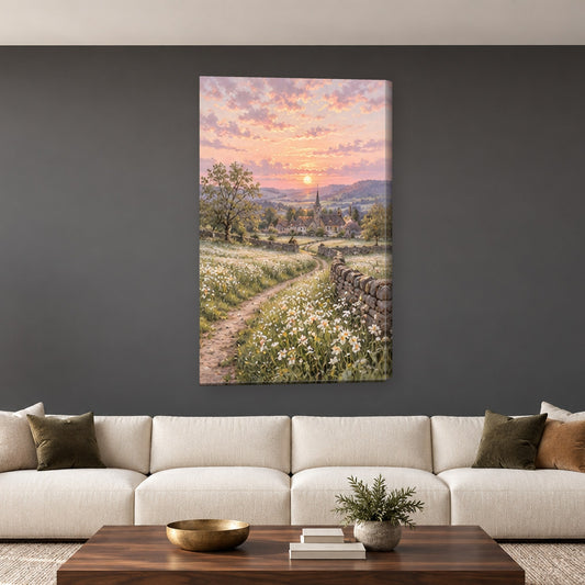 Tablou decorativ - Seri de primavara pe perete, in camera - Zibo.ro