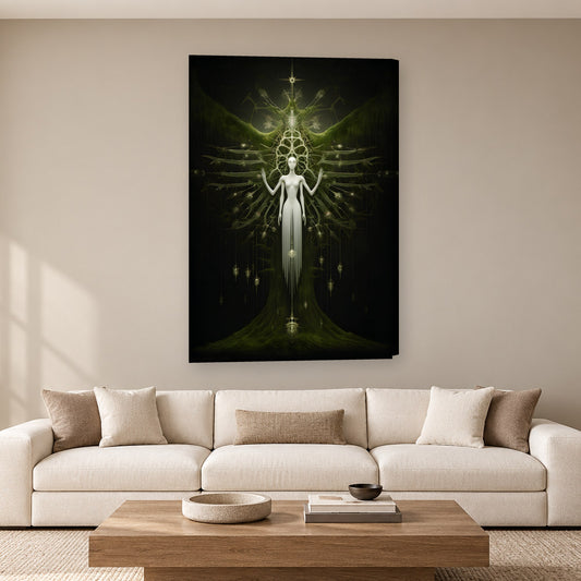 Tablou decorativ - Spiritul alb al padurii pe perete, in camera - Zibo.ro