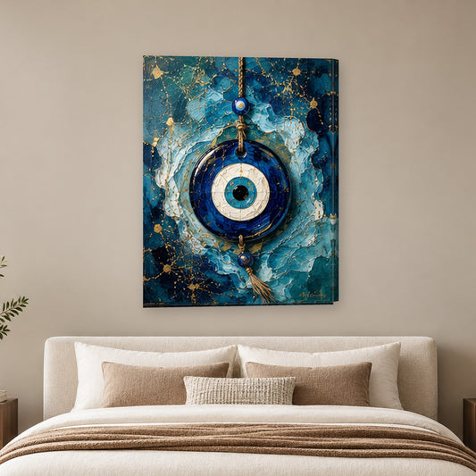 Tablou decorativ - Talisman acvatic pe perete, in camera - Zibo.ro