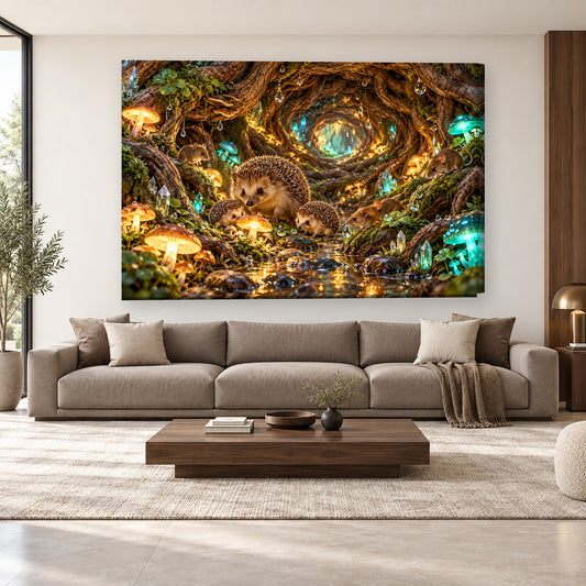 Tablou decorativ - Tunelul Aricilor pe perete, in camera - Zibo.ro