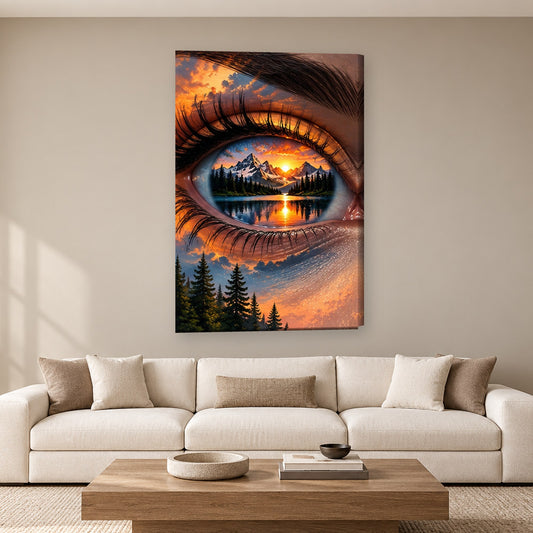 Tablou decorativ - Valea din Ochi pe perete, in camera - Zibo.ro