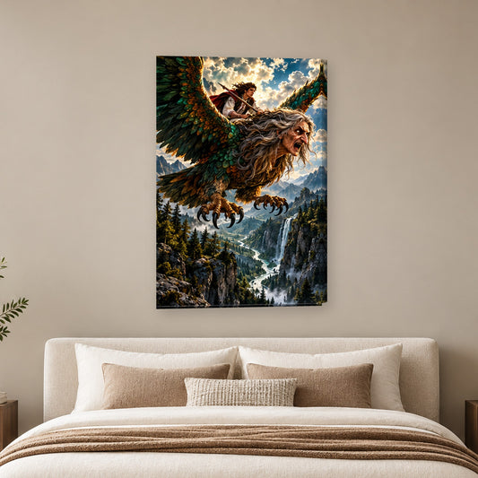 Tablou decorativ - Zgripturoaica pe perete, in camera - Zibo.ro