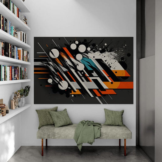 Tapet textil 1,5 X 2,2 m "Arta geometrica"