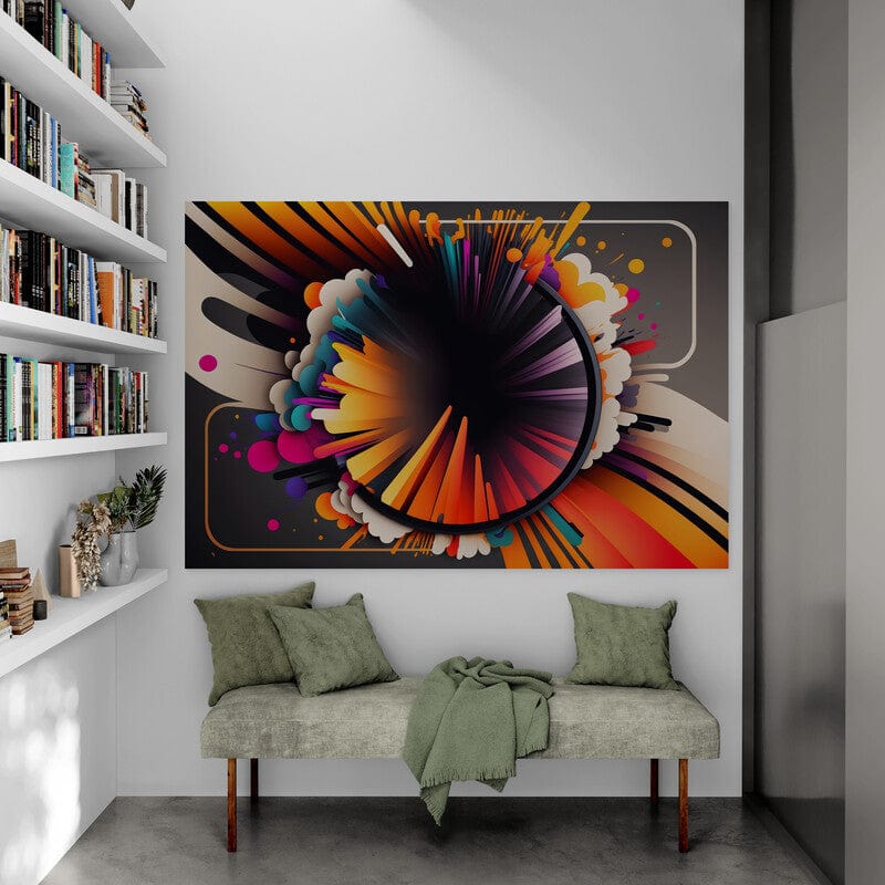 Tapet textil 1,5 X 2,2 m "Abstract multicolor"