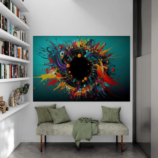 Tapet textil 1,5 X 2,2 m "Explozie de culori"