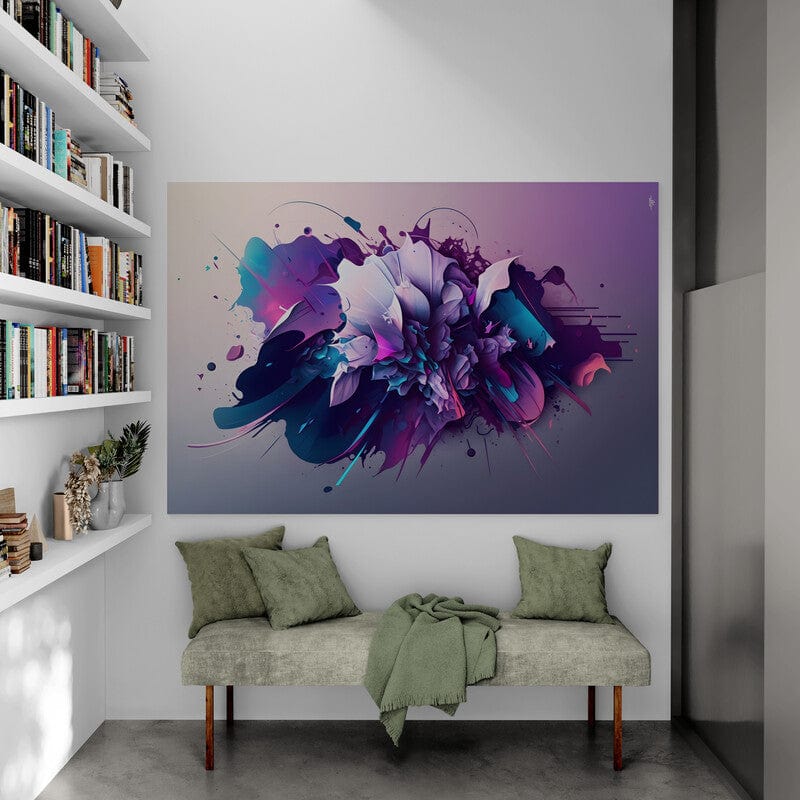 Tapet textil 1,5 X 2,2 m "Violet abstract"