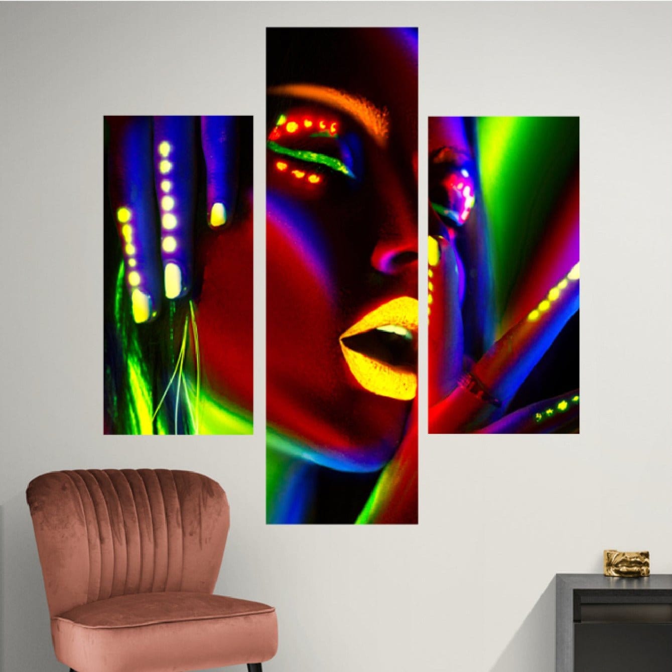 Multi canvas - Chip multicolor - Zibo.ro