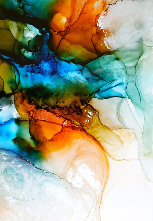 Tablou Canvas - Multicolor abstract pelicular