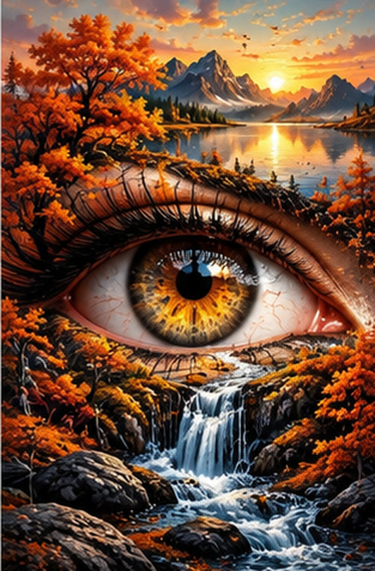 Tablou decorativ - Ochiul de Chihlimbar