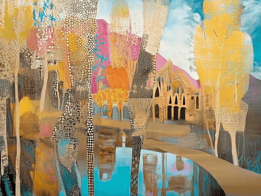 Tablou Canvas - Peisaj Autumnal Elegant