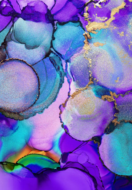 Tablou Canvas - Pelicula Abstracta de Cerneala