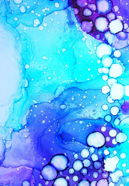 Tablou Canvas - Abstract Albastru-Mov