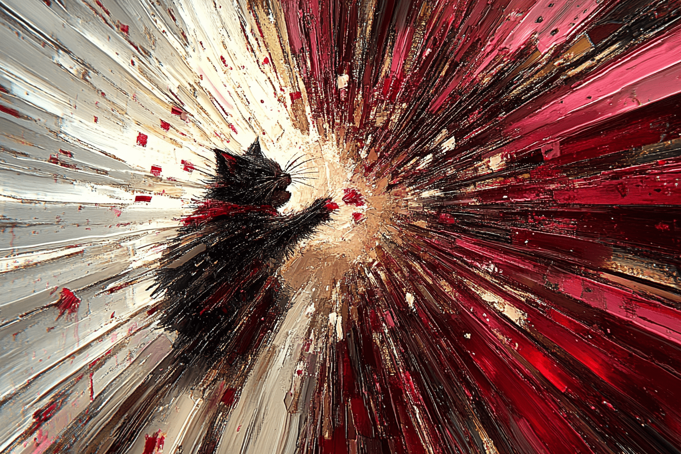 Tablou Canvas - Pisica Atomica