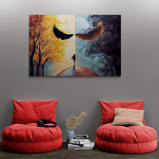 Tablou Canvas - Lumi Diferite