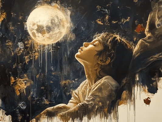 Tablou Canvas - Ruga spre Luna