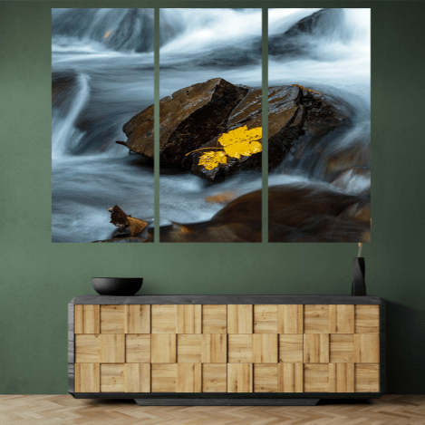Set 3 Tablouri canvas tip puzzle - Valtoare - Zibo.ro
