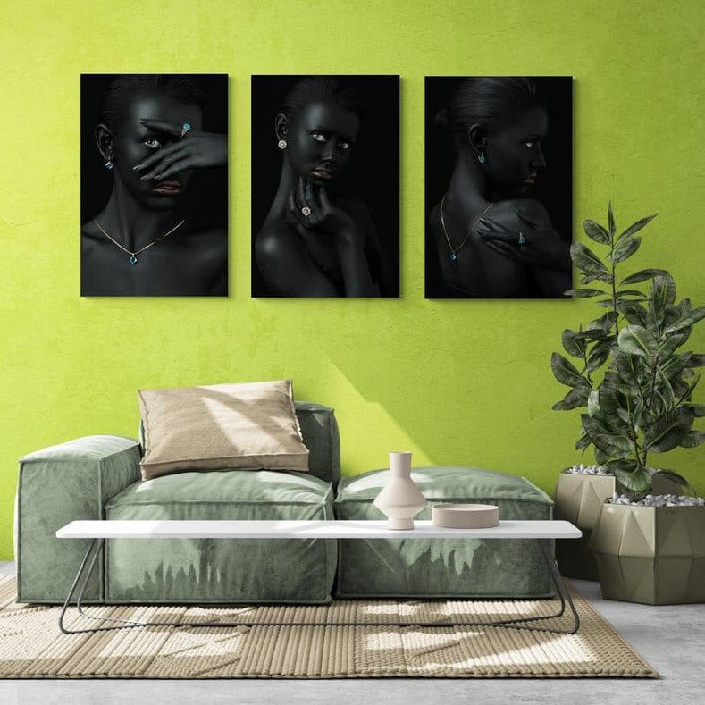 Set 3 Tablouri canvas - Trio women - Zibo.ro