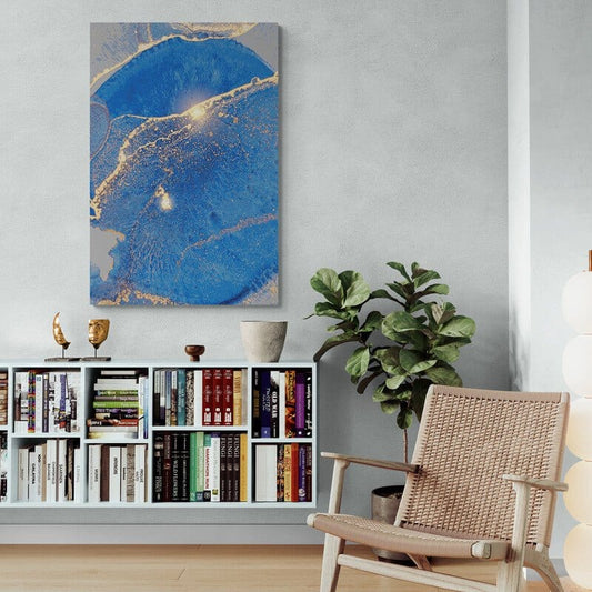 Tablou canvas - Abstract albastru 1 - Cameradevis.ro