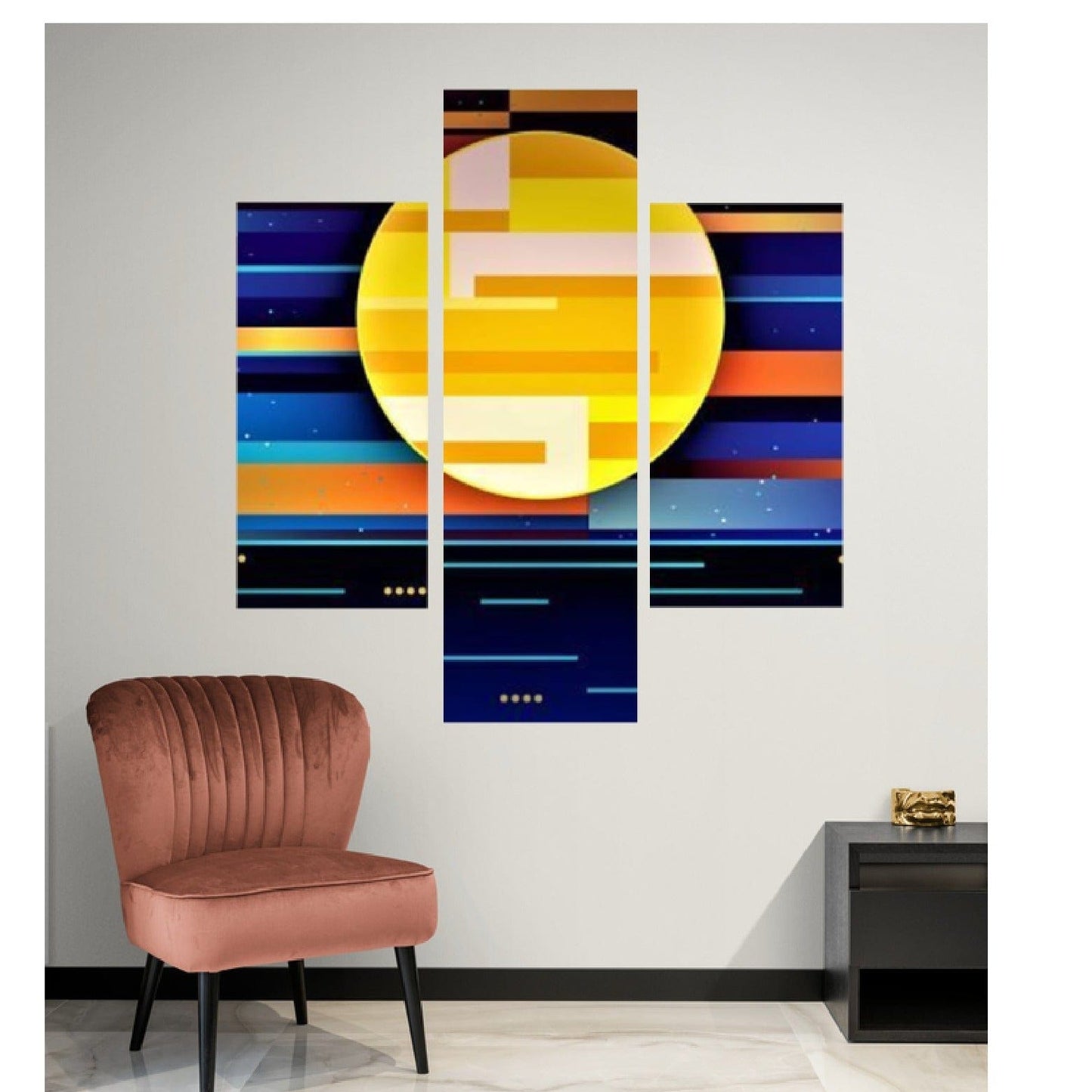 Tablou canvas - Asfintit abstract - Zibo.ro