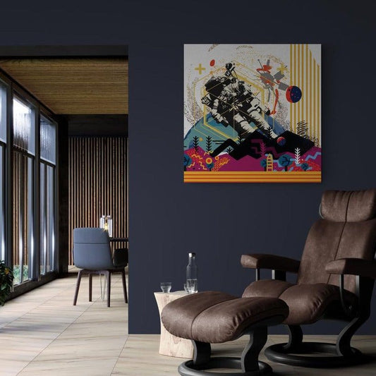 Tablou canvas - Astronaut pe Marte - Zibo.ro