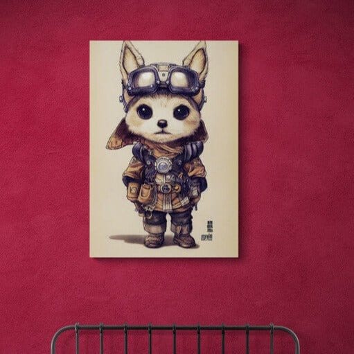 Tablou canvas - Caine animat - Cameradevis.ro