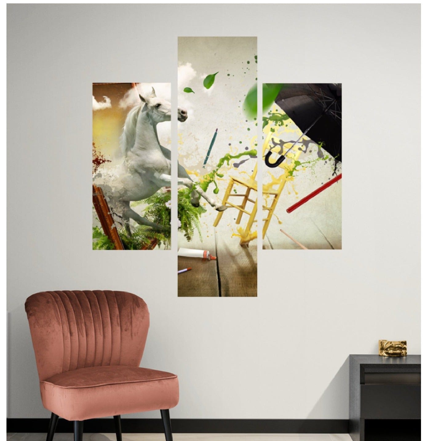 Tablou canvas - Cal abstract - Zibo.ro