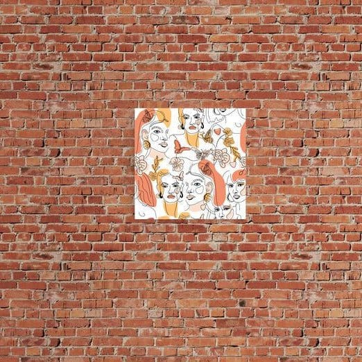 Tablou canvas - Desen multi face - Zibo.ro