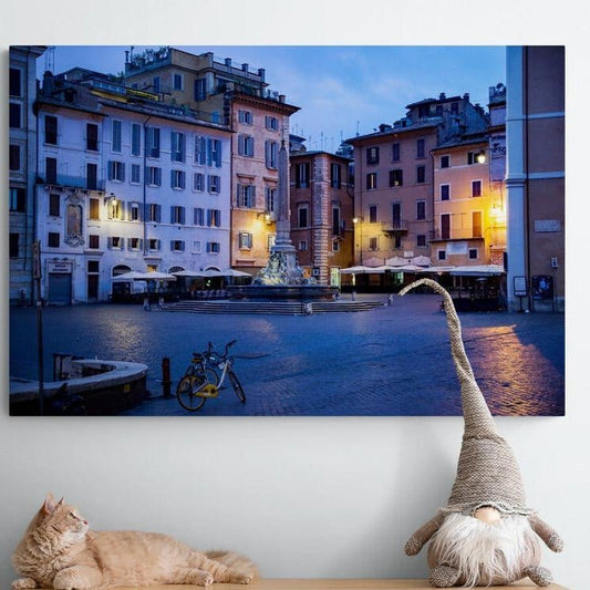 Tablou Canvas - Fantana cu obelisc Italia - Zibo.ro