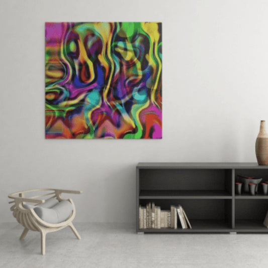 Tablou canvas - Fantome multicolore - Zibo.ro