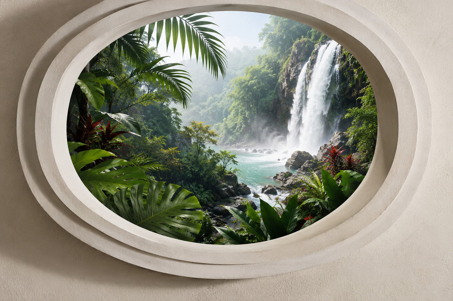 Tablou decorativ Cascada din Junglă