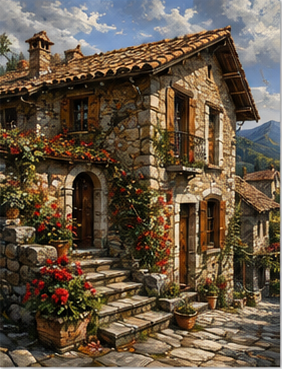 Tablou decorativ Casa de Piatra